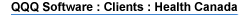 Clients: Health Canada