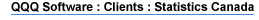 Clients: Statistics Canada